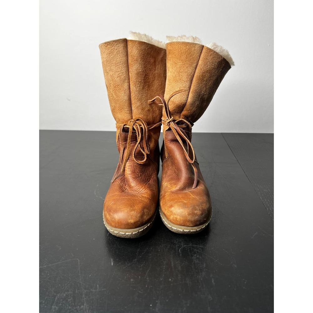 MAXINE‎ Women's Brown Shearling Winter Boots Size 6
